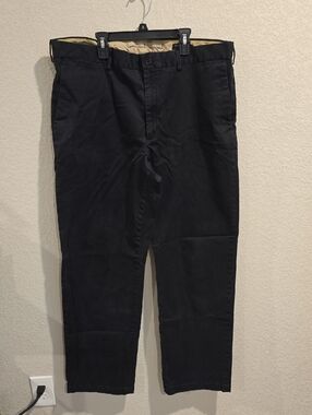 Banana Republic Dawson Straight Fit Chinos - Black 40x34